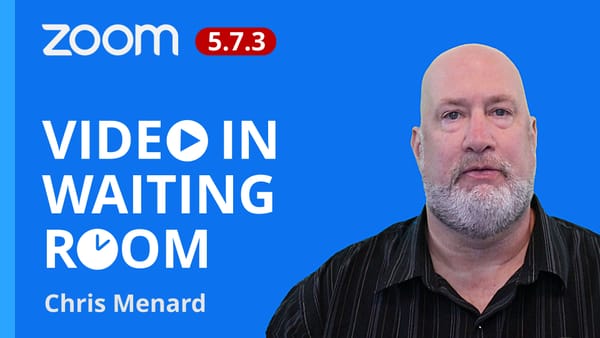 Zoom - Add Video to the Waiting Room