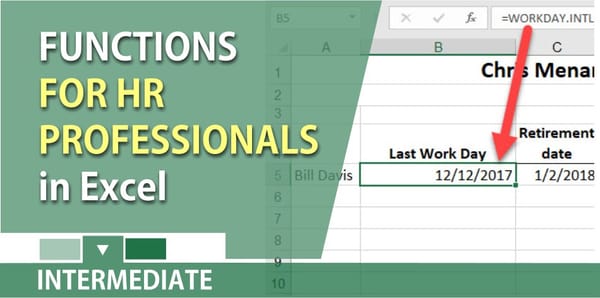 Excel Functions for HR Professionals