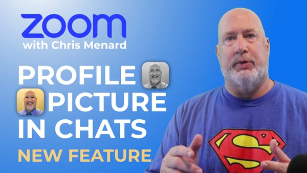 Zoom profile picture now shows in meeting chats