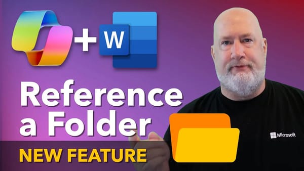 Microsoft Copilot for Word: How to Reference a Folder