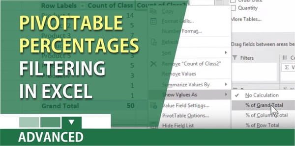 PivotTable Percentages: Show Unfiltered Percent when Filtering
