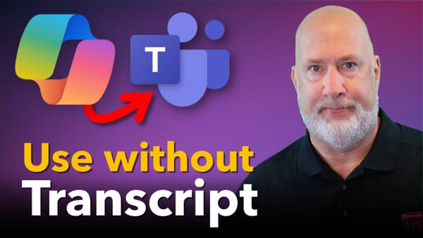 Copilot in Teams Meetings without Transcription: Use AI While Respecting Privacy