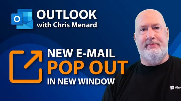 How to Set New Messages to Open in a New Window in Outlook by Default