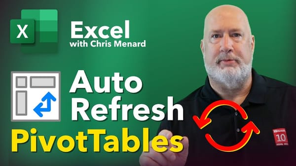 How to Use AutoRefresh for PivotTables in Excel
